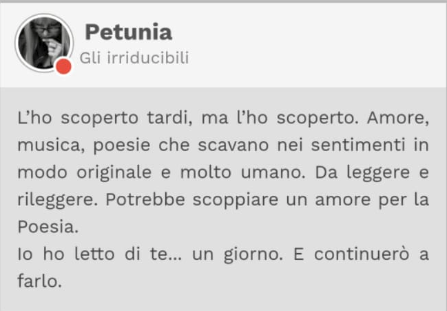 qualcuno un giorno leggerà di te