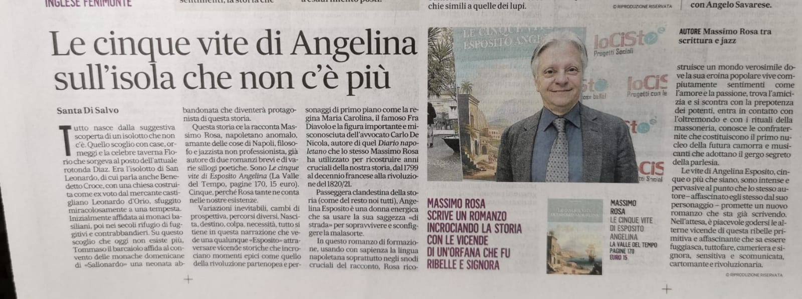 massimo rosa le 5 vite di esposito angelina